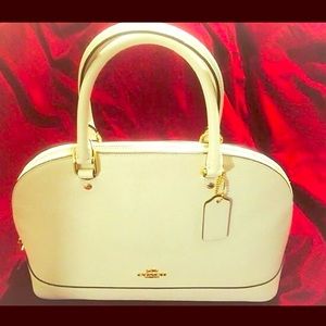 Coach Sierra Satchel White